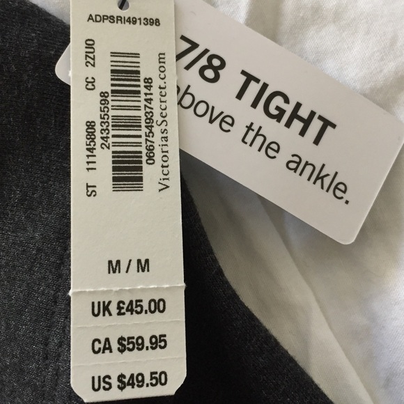 NWT Victoria’s Secret SportLeggings 7/8 Length Size M - Picture 7 of 9